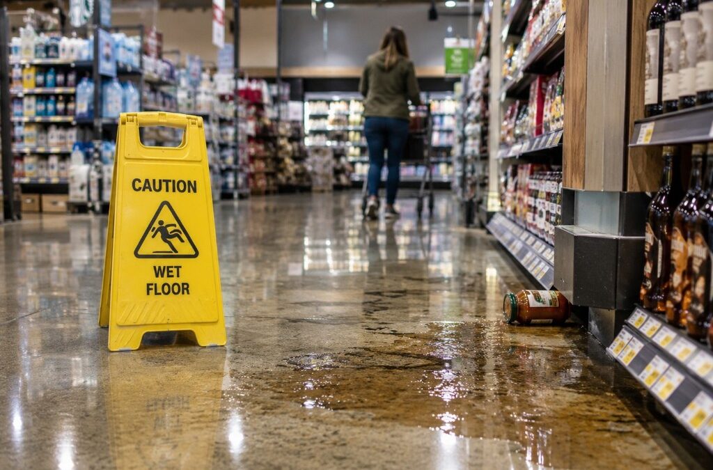 Wet Floors and Spills in Omaha Stores: When Is the Store Actually Responsible?