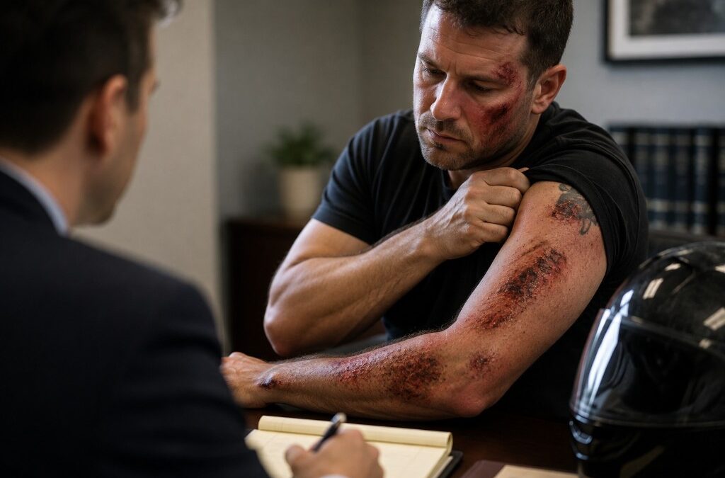 Motorcycle Road Rash Scarring and Disfigurement Claims in Nebraska