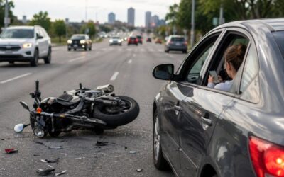 How Distracted Driving Causes Motorcycle Accidents in Omaha